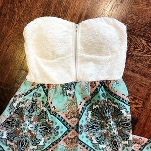 NWT Strapless Maxi Dress